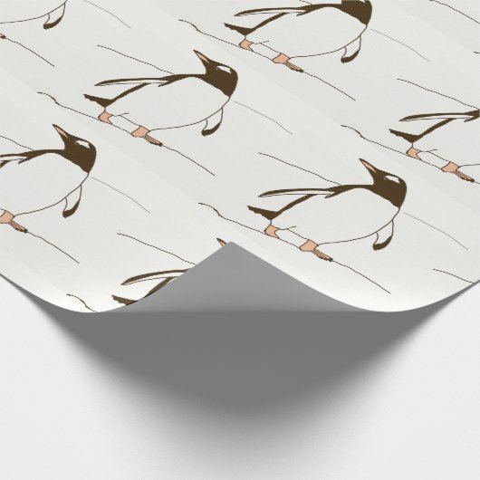 Gentoo Penguin  Cadeaupapier (Hoek)