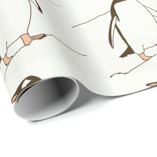 Gentoo Penguin Cadeaupapier (Rol Hoek)