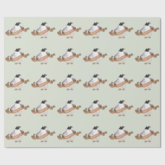 Gentoo penguin cadeaupapier (Vlak)