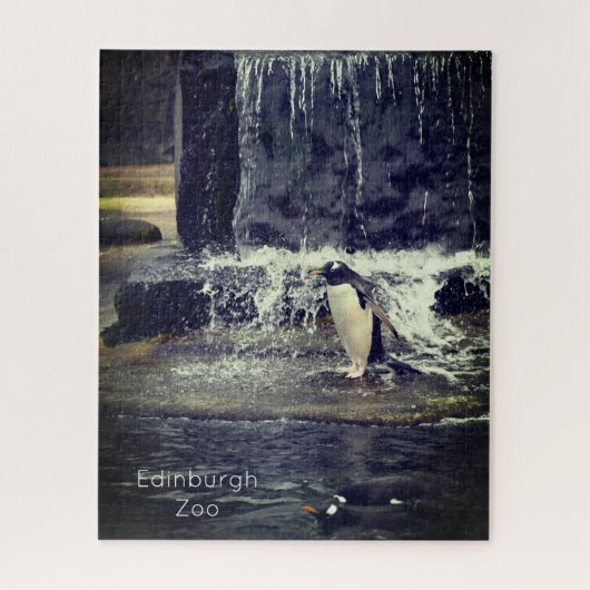 Gentoo Penguin & Friends Edinburgh Zoo Scotland Po Legpuzzel (Verticaal)