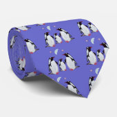 Gentoo Penguin Greetings Stropdas (Opgerold)