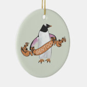 Gentoo penguin keramisch ornament (Rechts)