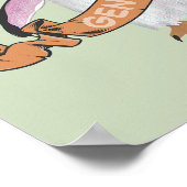 Gentoo penguin poster (Hoek)