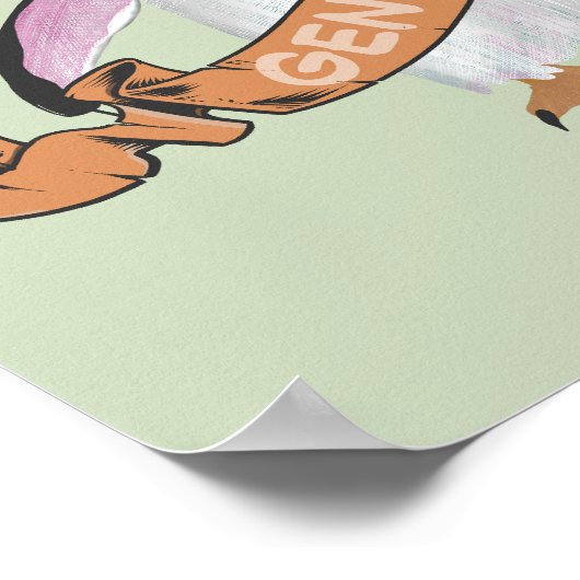 Gentoo penguin poster (Hoek)