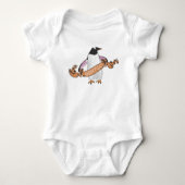 Gentoo penguin romper (Voorkant)