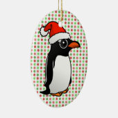 Gentoo Penguin Santa Keramisch Ornament (Rechts)