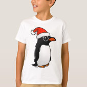 Gentoo Penguin Santa T-shirt (Voorkant)