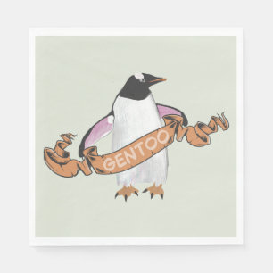 Gentoo penguin servet