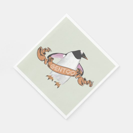 Gentoo penguin servet (Hoek)