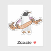 Gentoo penguin sticker (Vel)
