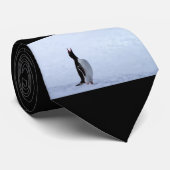 Gentoo penguin stropdas (Opgerold)