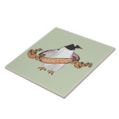 Gentoo penguin tegeltje (Zijkant)