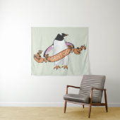 Gentoo penguin wandkleed (In Situ (horizontaal))