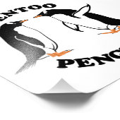 Gentoo Penguins Foto Afdruk (Hoek)