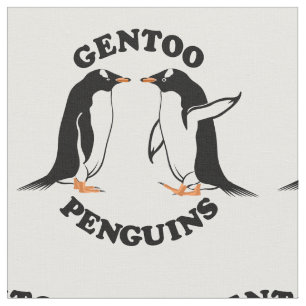 Gentoo Penguins Stof