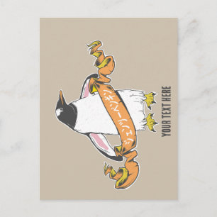 Gentoo pinguïn Japans schrijven Kanji Briefkaart