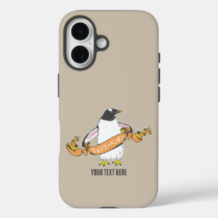 Gentoo pinguïn Japans schrijven Kanji iPhone 16 Hoesje