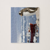 Gentoo-pinguïn Legpuzzel (Verticaal)