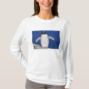 Gentoo-pinguïn Pygoscelis papua) haven T-shirt