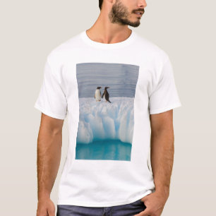 gentoo-pinguïn, Pygoscelis Papua, op gletsjerijs T-shirt