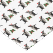 Gentoos en Holly Tablecloth (kies kleur) Tafelkleed (Gekanteld)