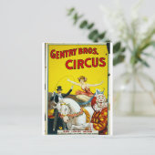 Gentry Bros. Circus Briefkaart (Staand voorkant)