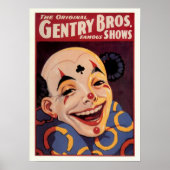 Gentry Bros. Circus Poster (Voorkant)