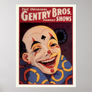 Gentry Bros.  Circus Poster