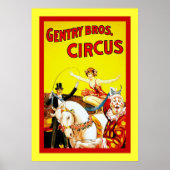 Gentry Bros Circus Poster (Voorkant)