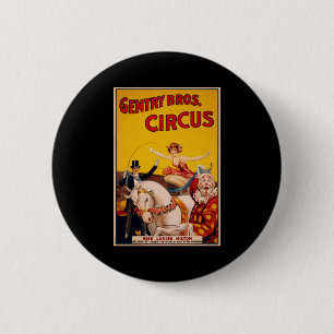 Gentry Bros. Circus Ronde Button 5,7 Cm