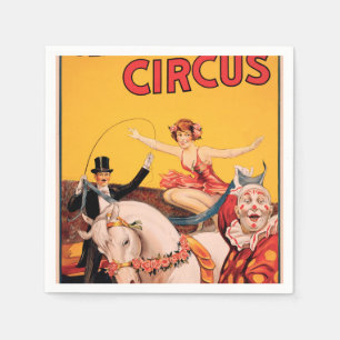 Gentry Bros. Circus Servetten