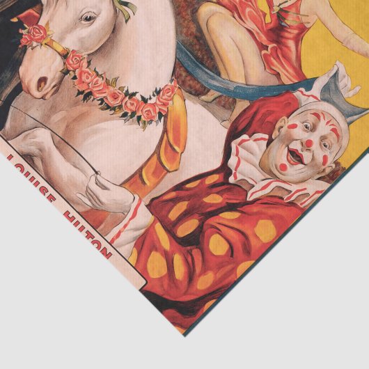 Gentry Bros. Circus Tissuepapier (Detail)