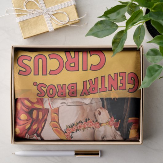 Gentry Bros. Circus Tissuepapier (Geschenk)