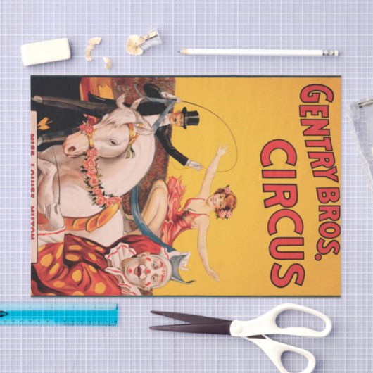 Gentry Bros. Circus Tissuepapier (Craft)