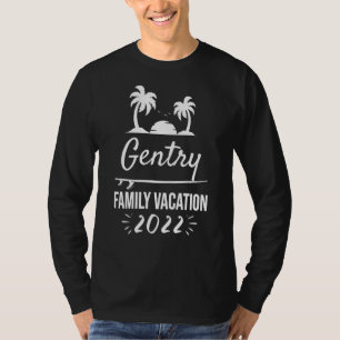 Gentry Familie Vakantie Tropische Groepsreis Stran T-shirt