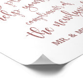 Gents Bathroom Basket Roos Gold Glitter 8x10 Sign Poster (Hoek)