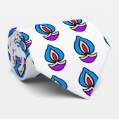 Gents Necktie met lamppatroon Stropdas (Opgerold)