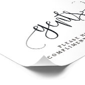 Gents Weddenschap Bathroom Sign Kies jouw grootte Foto Afdruk (Hoek)