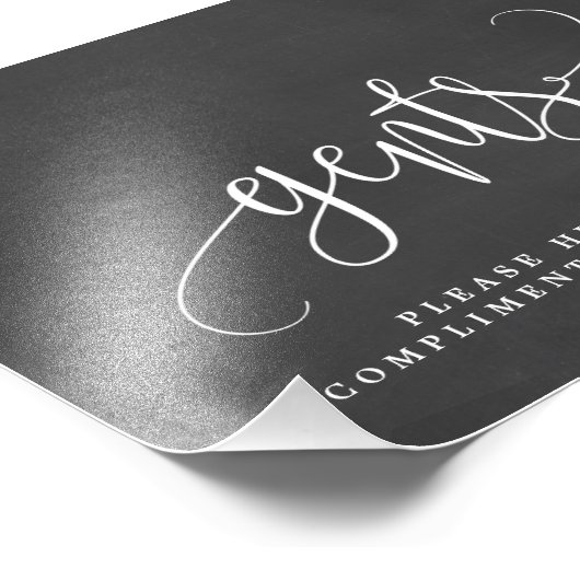 Gents Weddenschap Bathroom Sign Kies jouw grootte Foto Afdruk (Hoek)