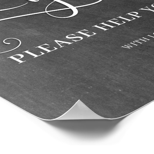 Gents Wedding Bathroom Sign Poster (Hoek)