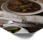 Gentse Stijl Biercombinatie Stilleven Poster (Hoek)