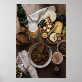 Gentse Stijl Biercombinatie Stilleven Poster