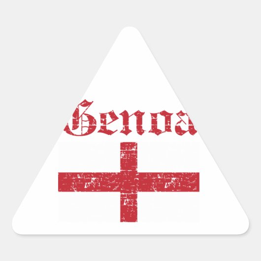 Genua City design Sticker (Voorkant)