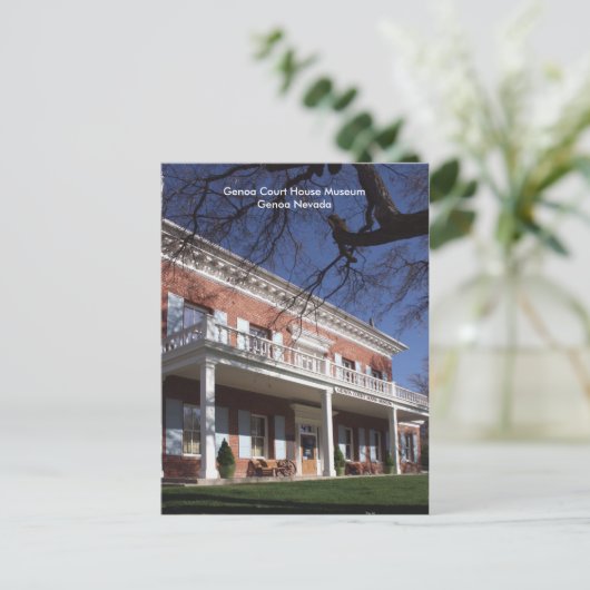 Genua Court House Museum Briefkaart (Staand voorkant)