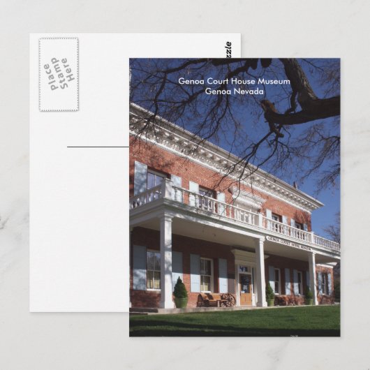 Genua Court House Museum Briefkaart (Voorkant / Achterkant)