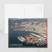 Genua - Italië Briefkaart (Voorkant / Achterkant)