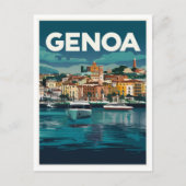Genua Italië Briefkaart (Voorkant)