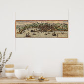 Genua Italië circa 1560 Poster (Keuken)