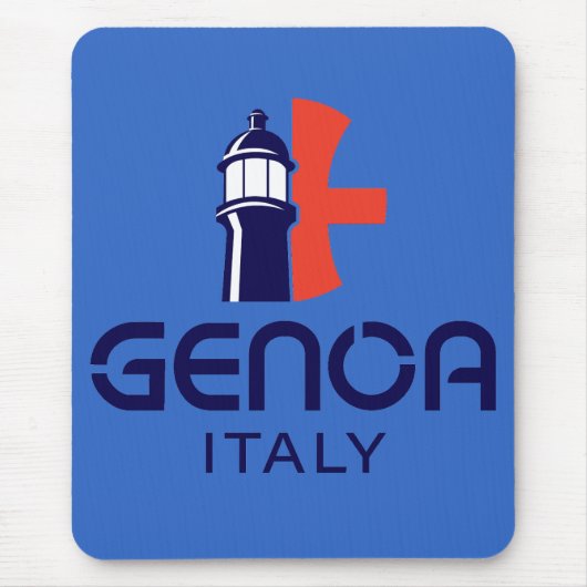 Genua Italië Europa Muismat (Voorkant)