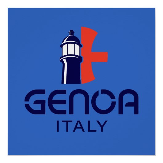 Genua Italië Europa Perfect Poster (Voorkant)